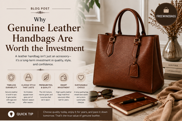 Why Genuine Leather Handbags Are Worth the Investment