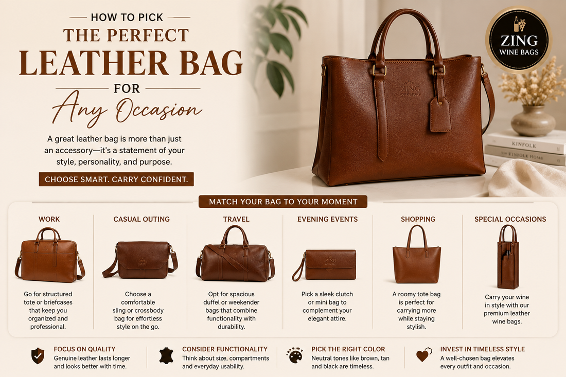 How to Choose the Perfect Leather Bag for Every Occasion