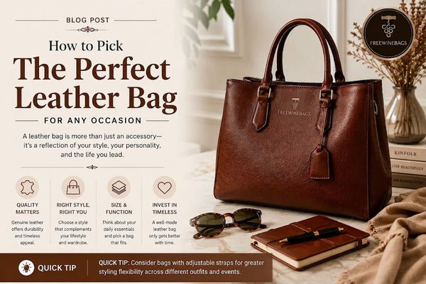 How to Pick the Perfect Leather Bag for Any Occasion