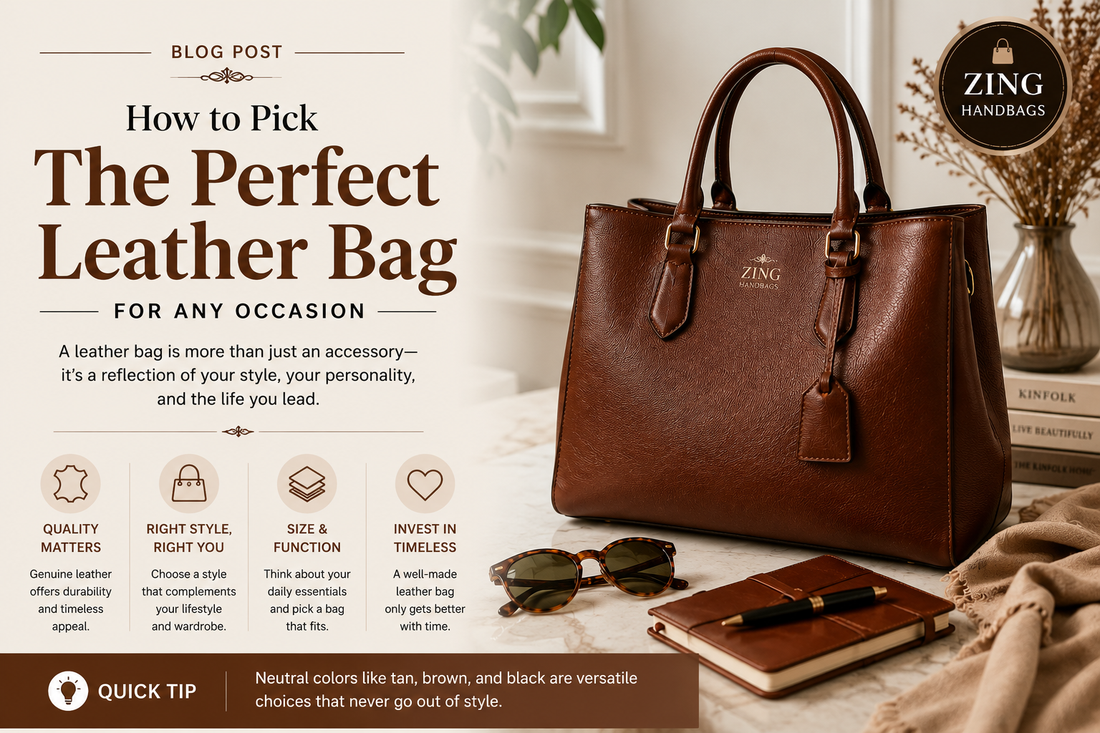 How to Pick the Perfect Leather Bag for Any Occasion
