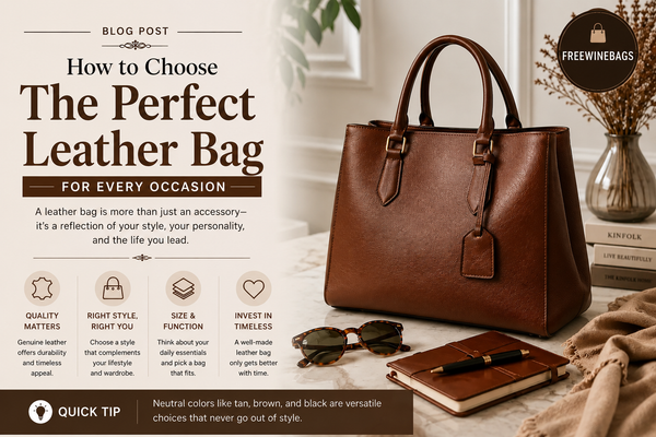 How to Choose the Perfect Leather Bag for Every Occasion