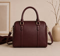 Wine Bags Travel Satchel – Burgundy