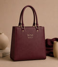 Wine Bags Elan Structured Tote – Burgundy