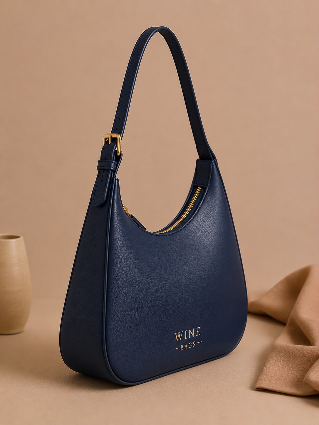 Élan Hobo Bag – Midnight Navy