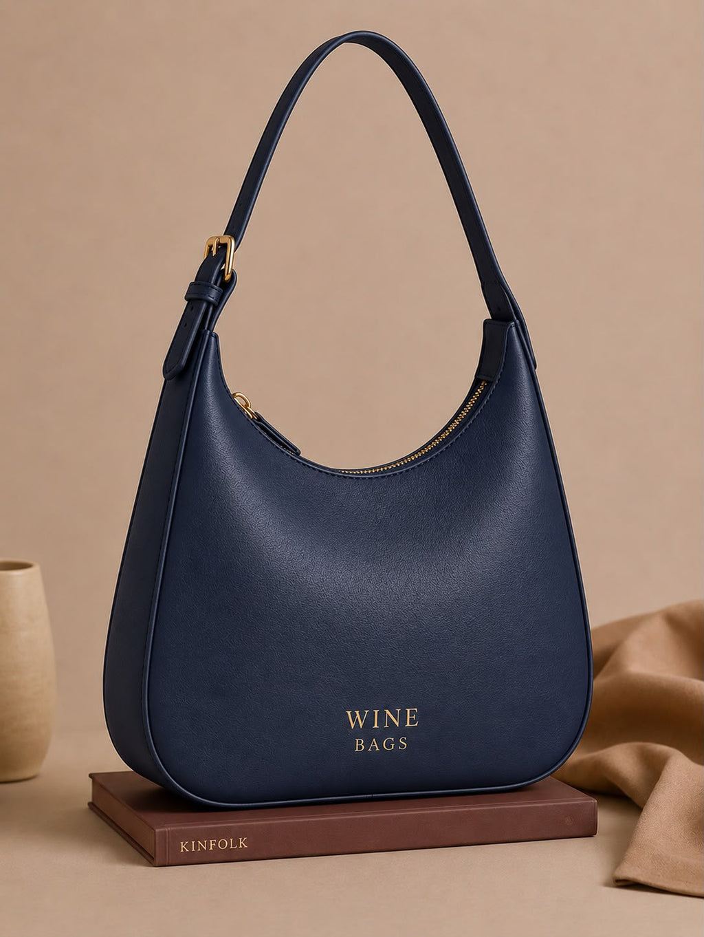 Élan Hobo Bag – Midnight Navy