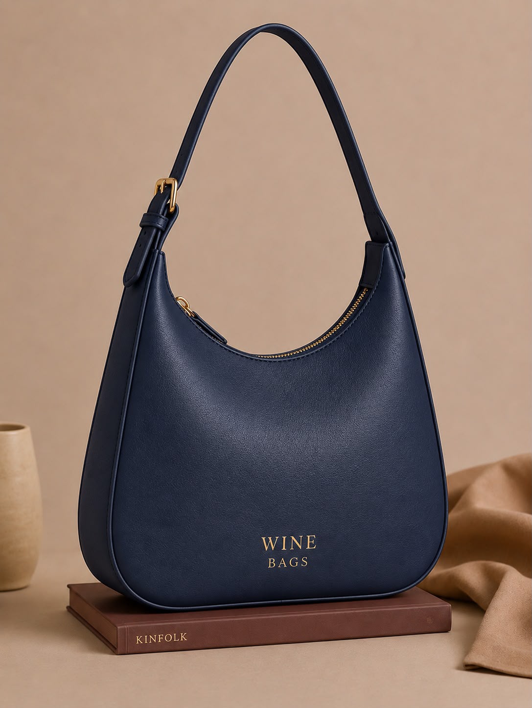 Élan Hobo Bag – Midnight Navy