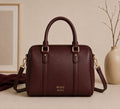 Wine Bags Travel Satchel – Burgundy